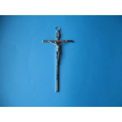Krzyż metalowy nikiel 13,5 cm